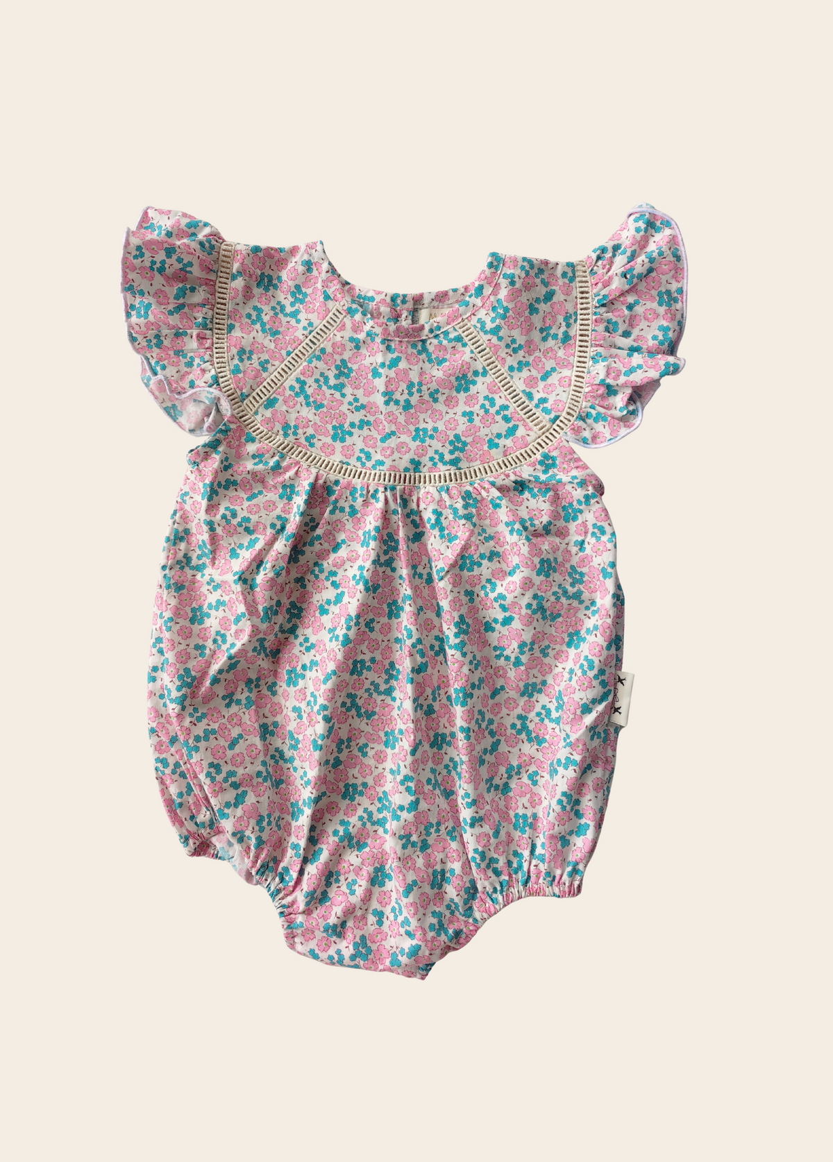 Mameluco Citrino Flores Calipso