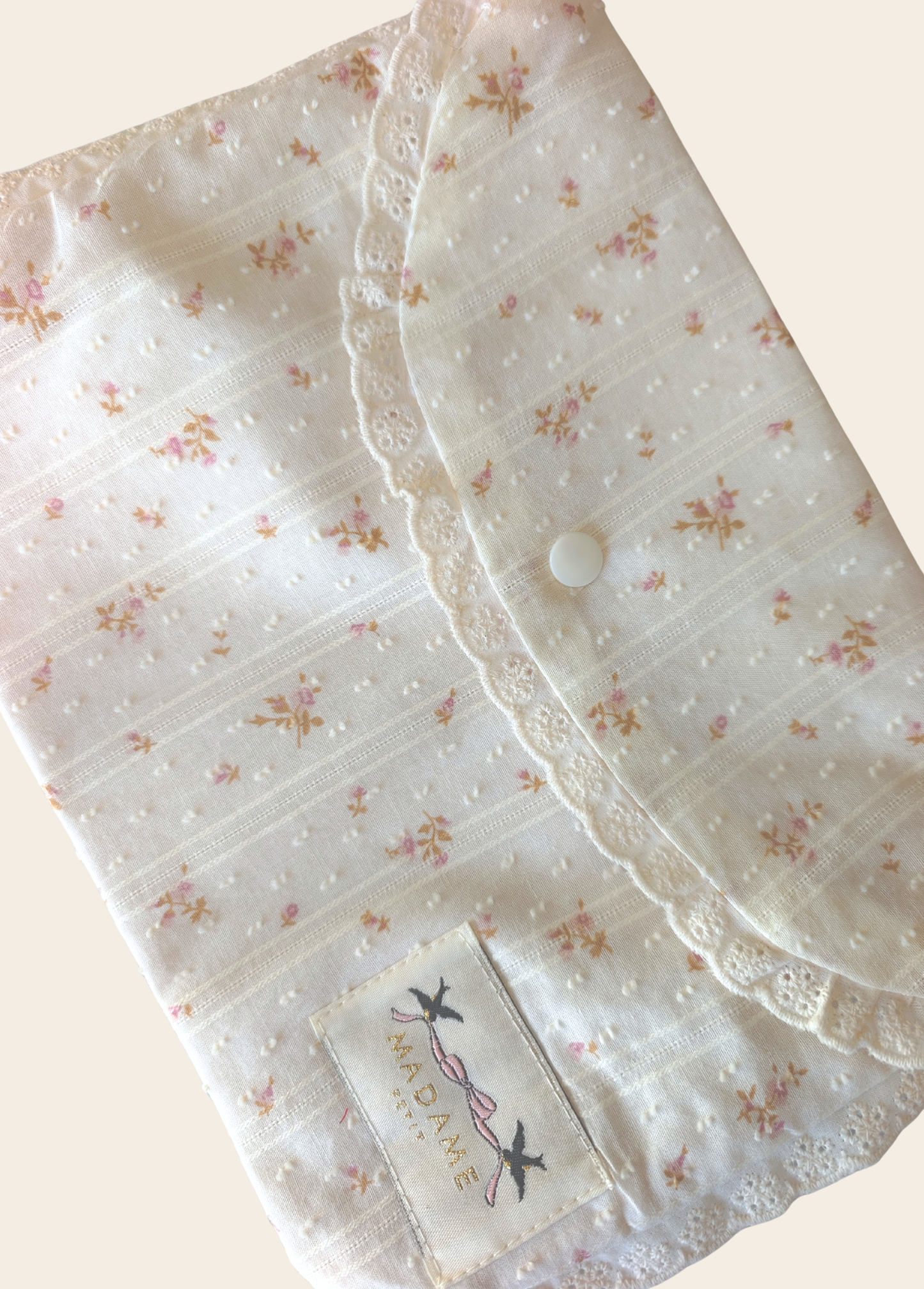 Bolsita Porta Muda Beige