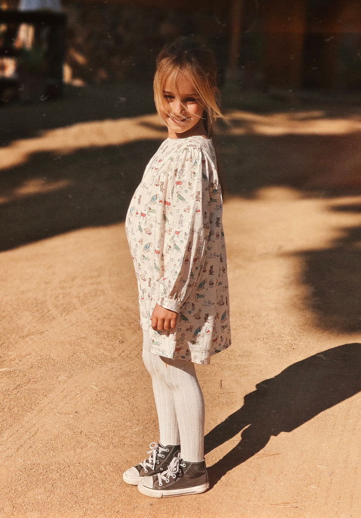 VESTIDO DINAMARCA PERRITOS HERMANA MAYOR