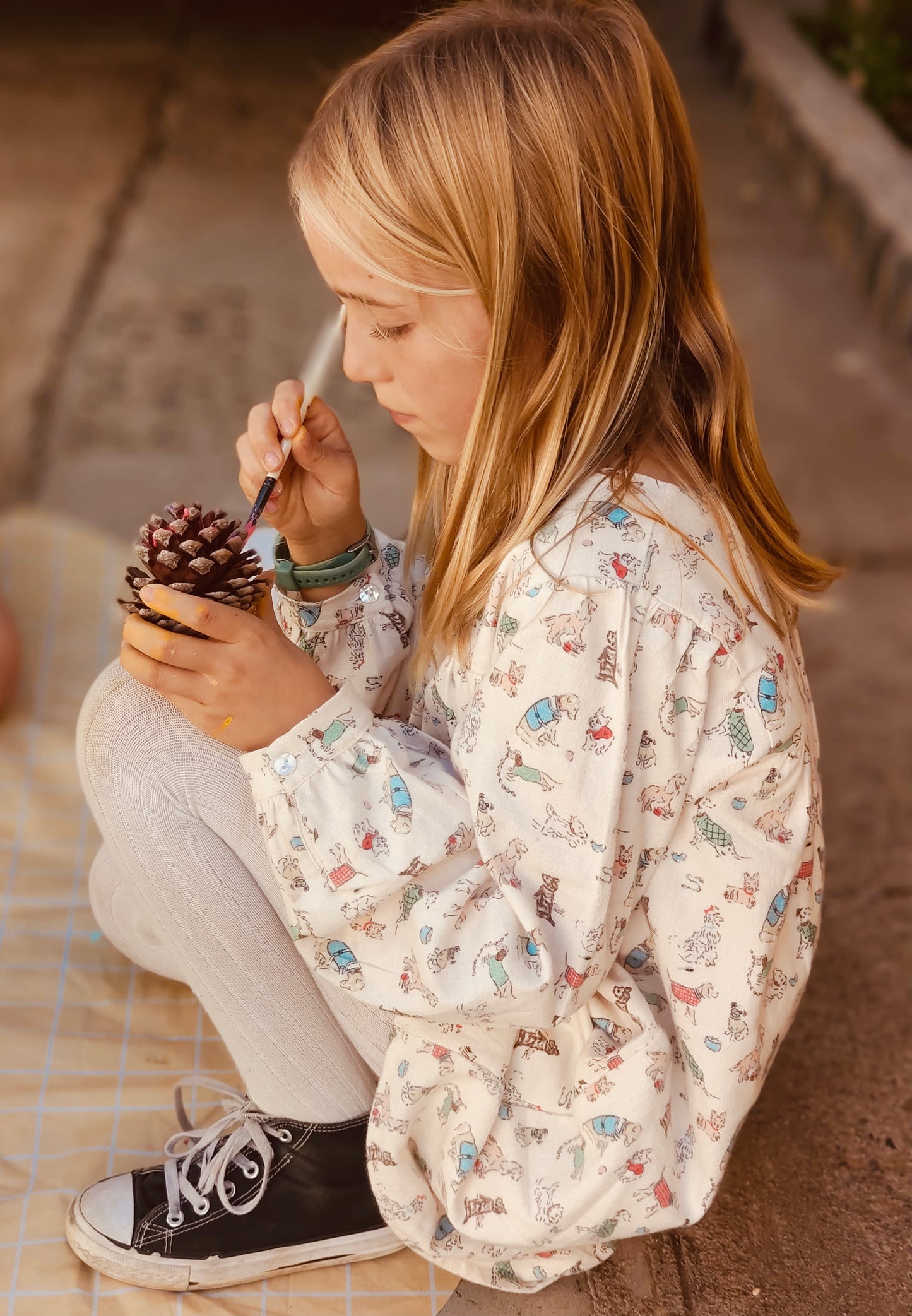 VESTIDO DINAMARCA PERRITOS HERMANA MAYOR