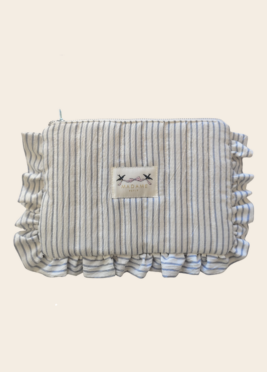 Estuche Pañalero Rayas Azules