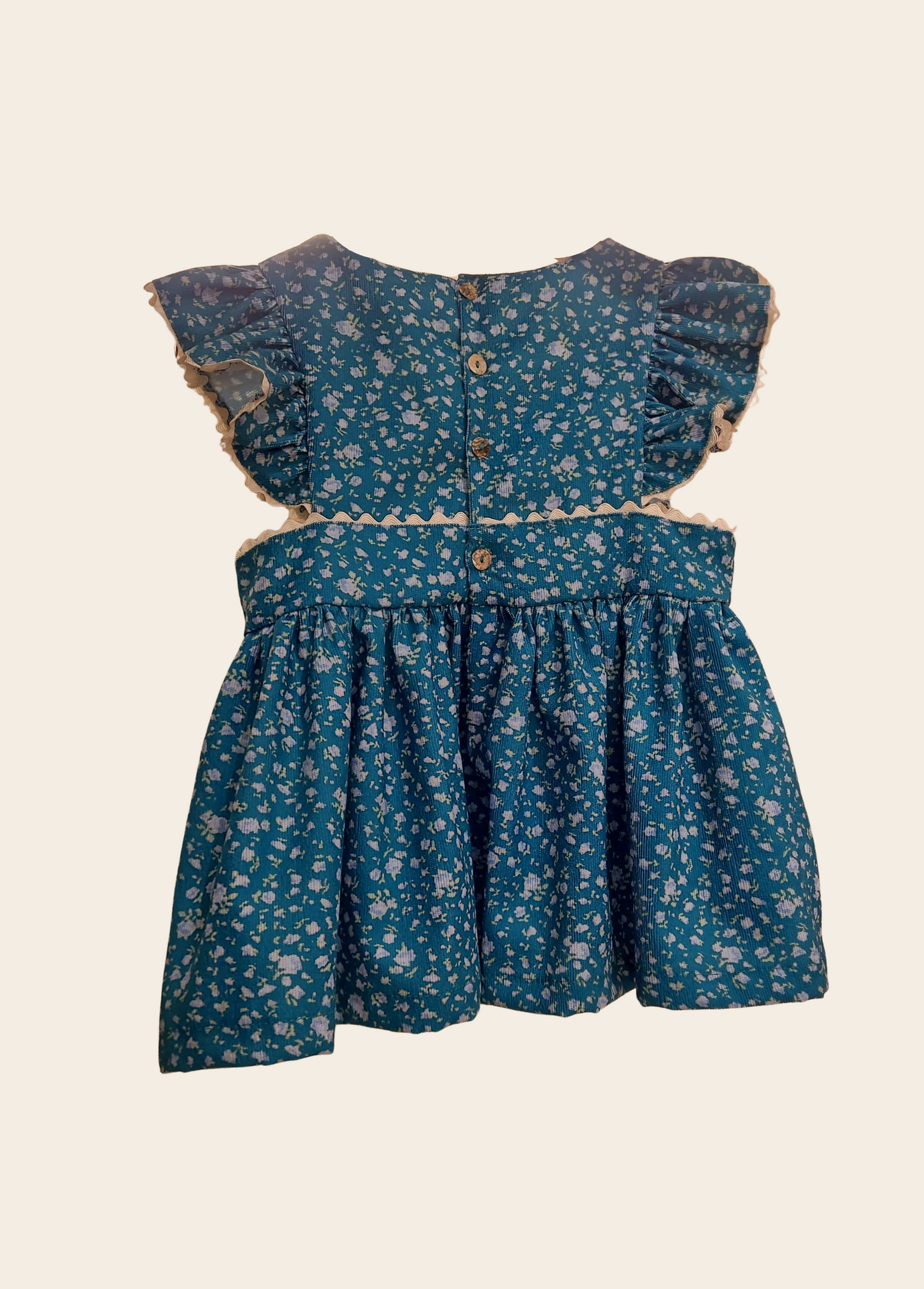 VESTIDO NORUEGA COTELE VERDE