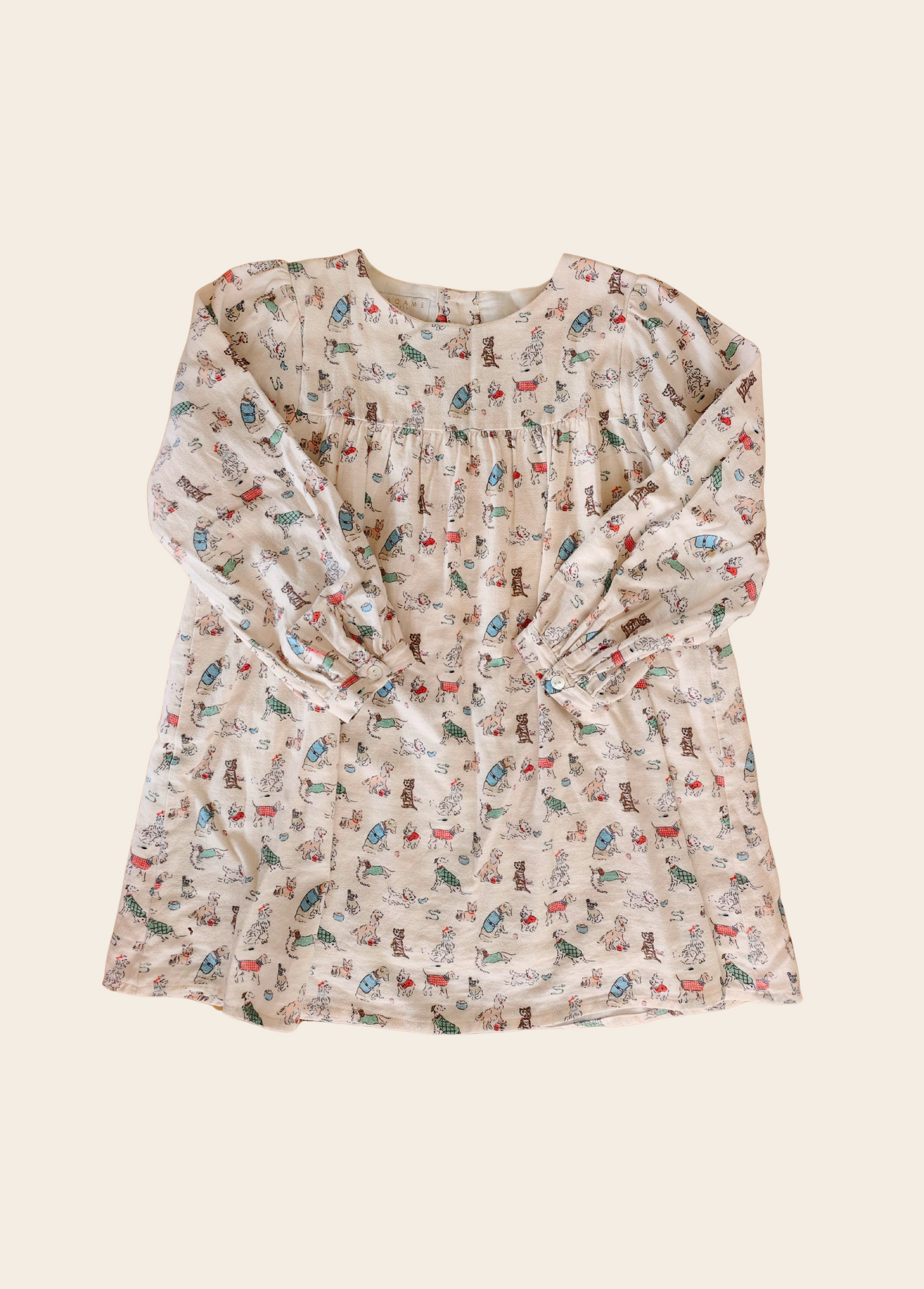 VESTIDO DINAMARCA PERRITOS HERMANA MAYOR