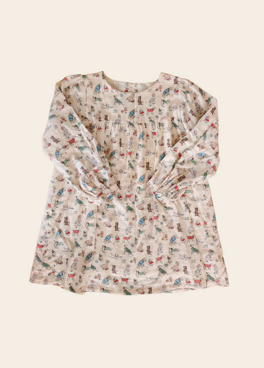 VESTIDO DINAMARCA PERRITOS HERMANA MAYOR