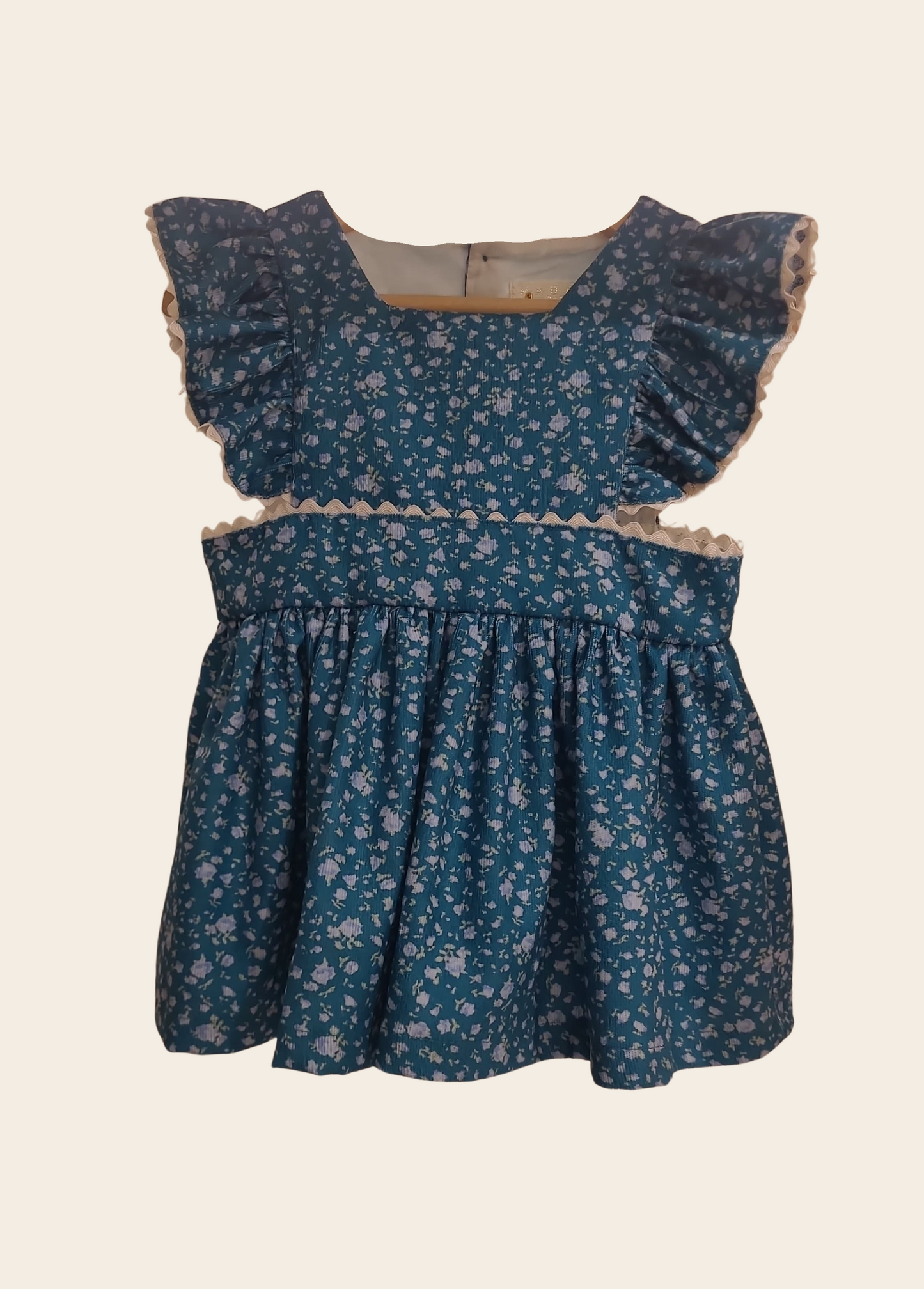 VESTIDO NORUEGA COTELE VERDE