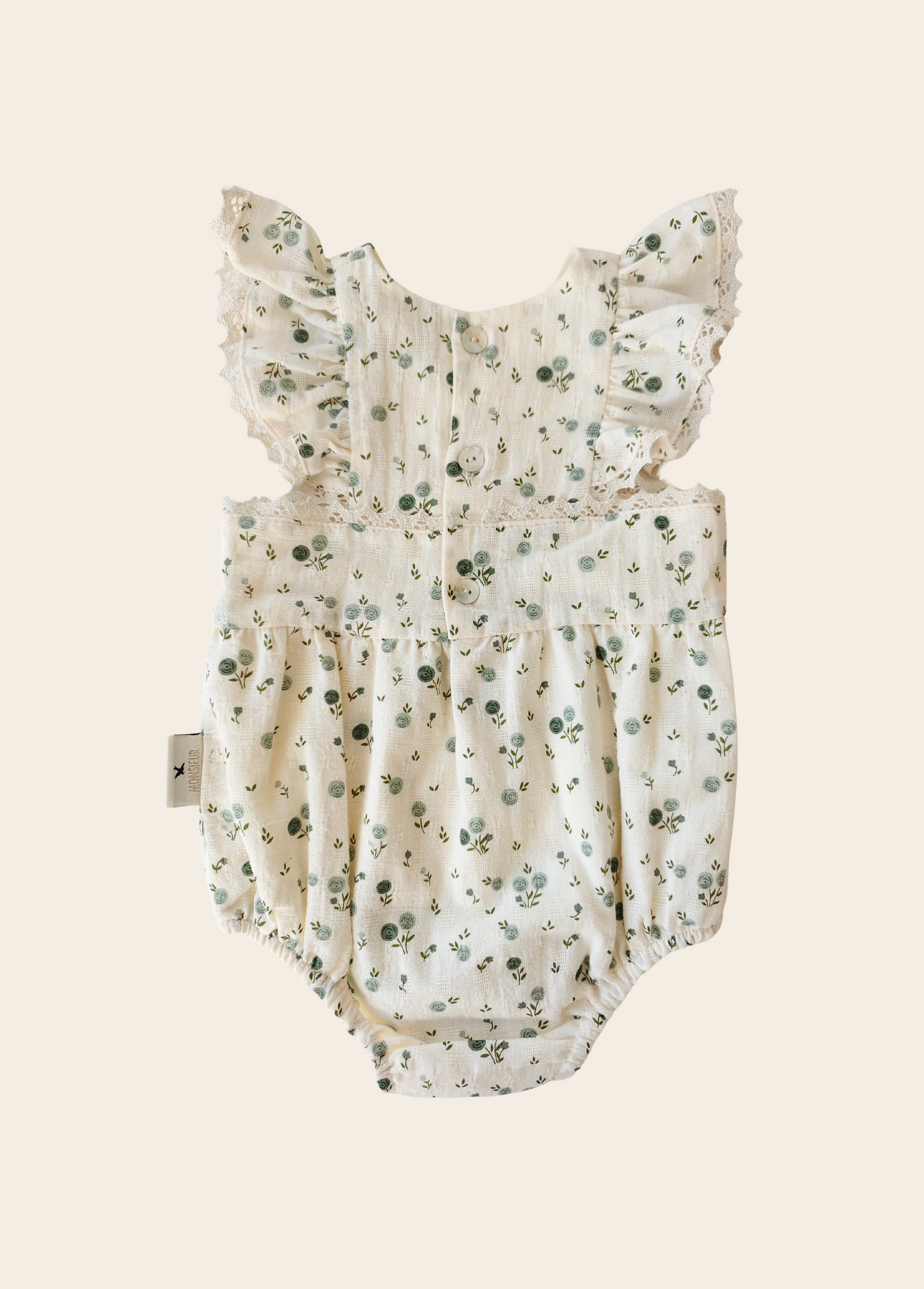 Mameluco Mykonos Flores Verdes