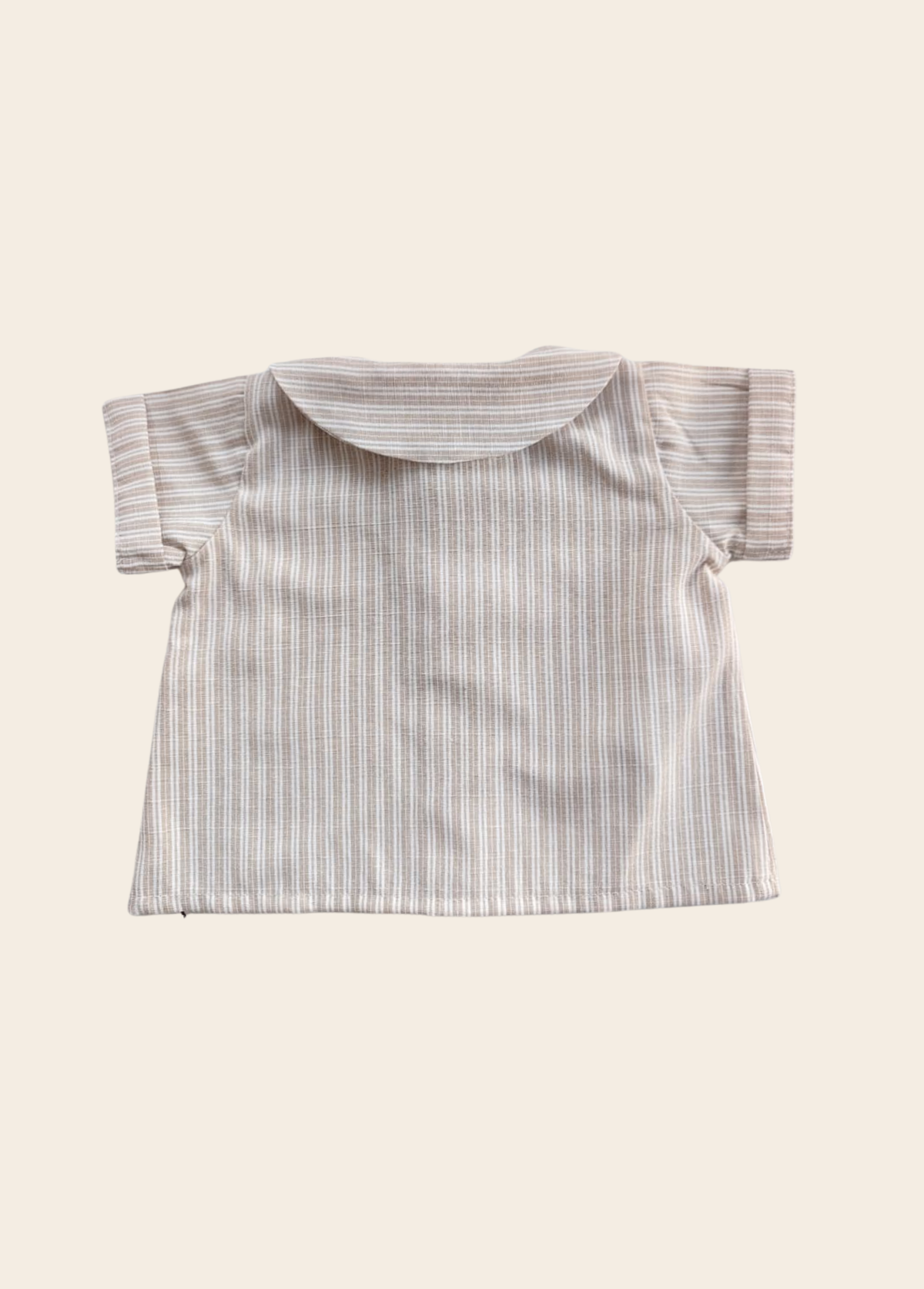 Camisa Zircón Rayas Beige