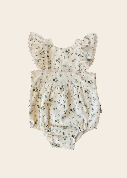 Mameluco Mykonos Flores Verdes