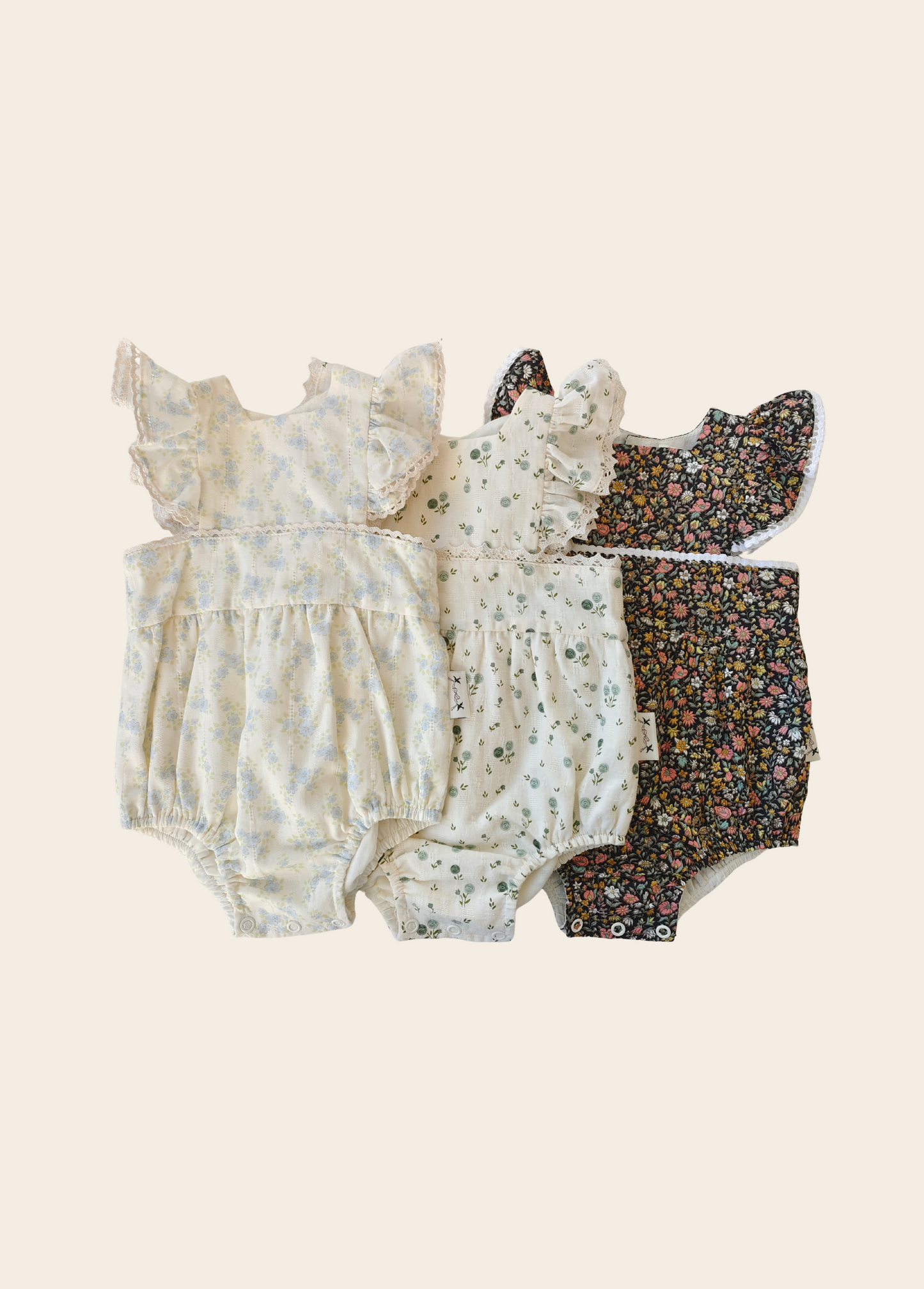 Mameluco Mykonos Flores Verdes