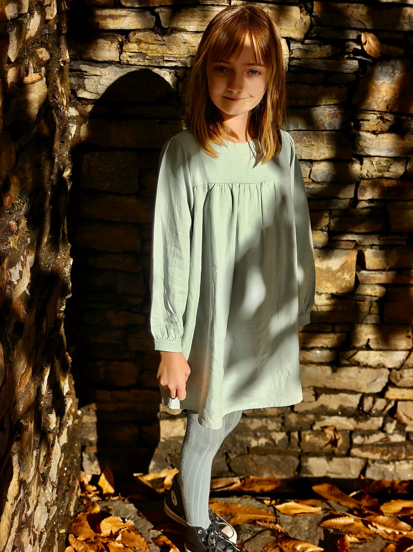 VESTIDO DINAMARCA VERDE HERMANA GRANDE