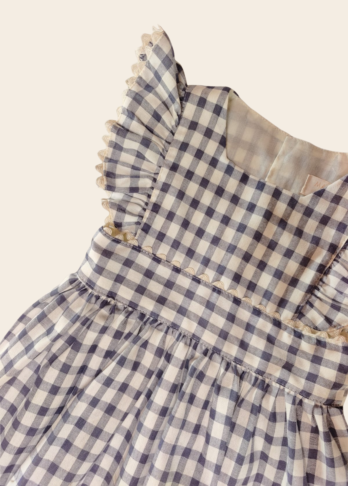 Vestido Rubí Vichy Azul