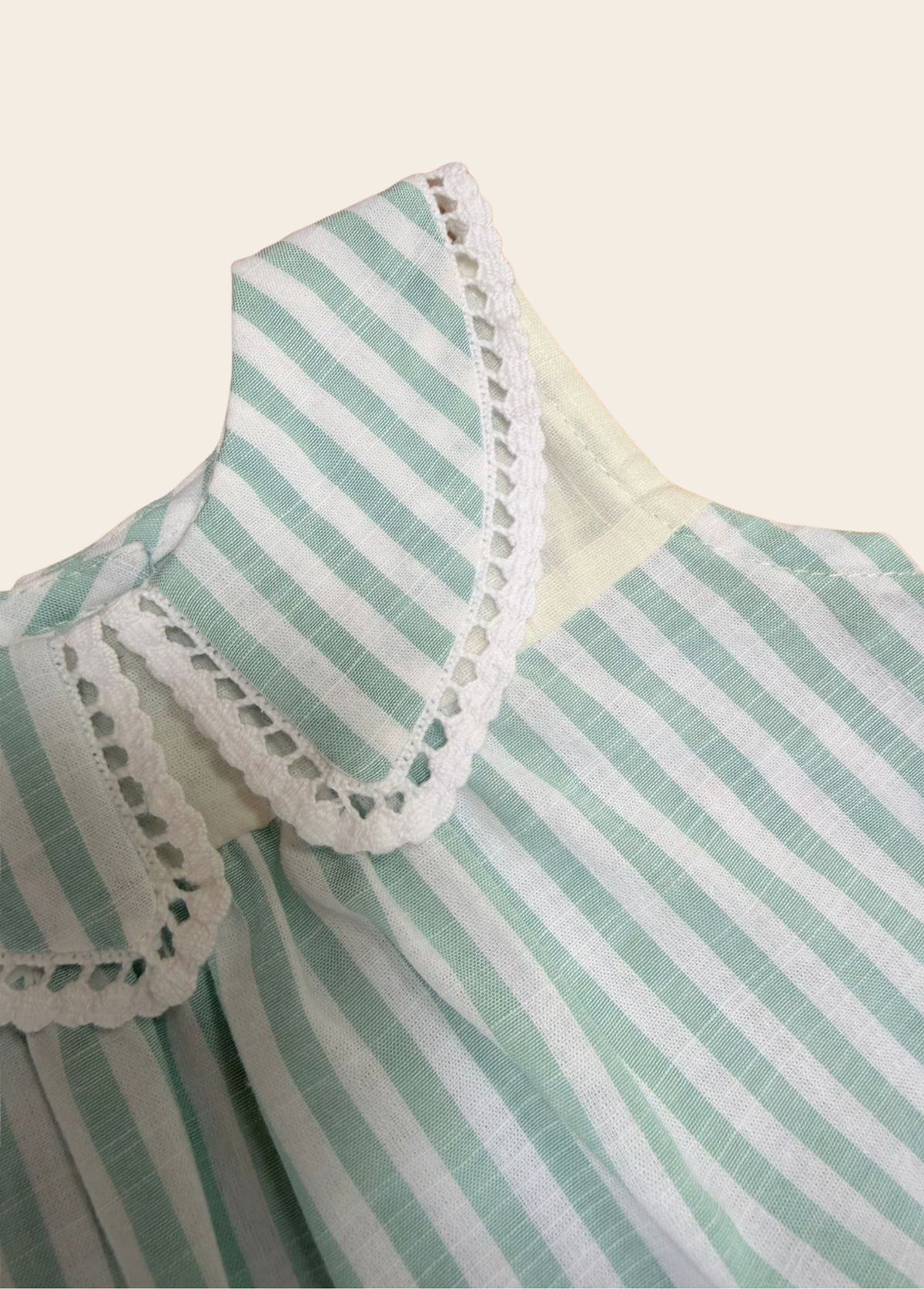 Conjunto Aguamarina Rayas Calipso