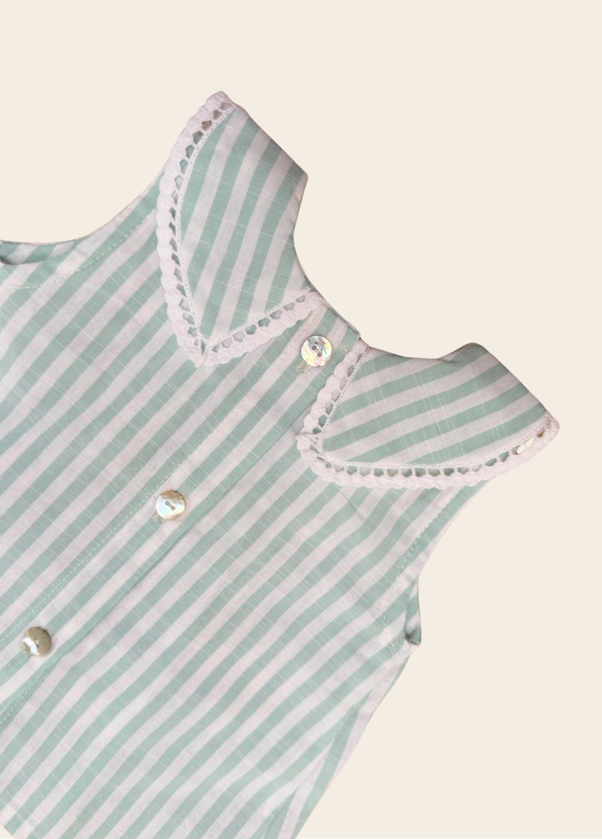 Conjunto Aguamarina Rayas Calipso
