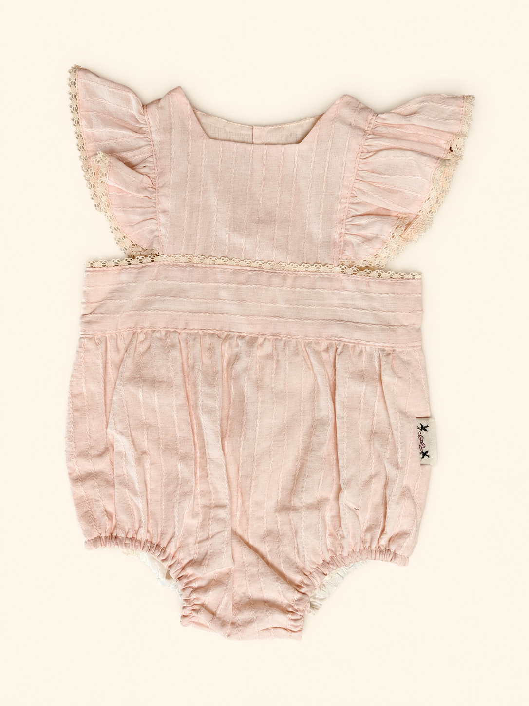 Mameluco Rubí Rosado Líneas