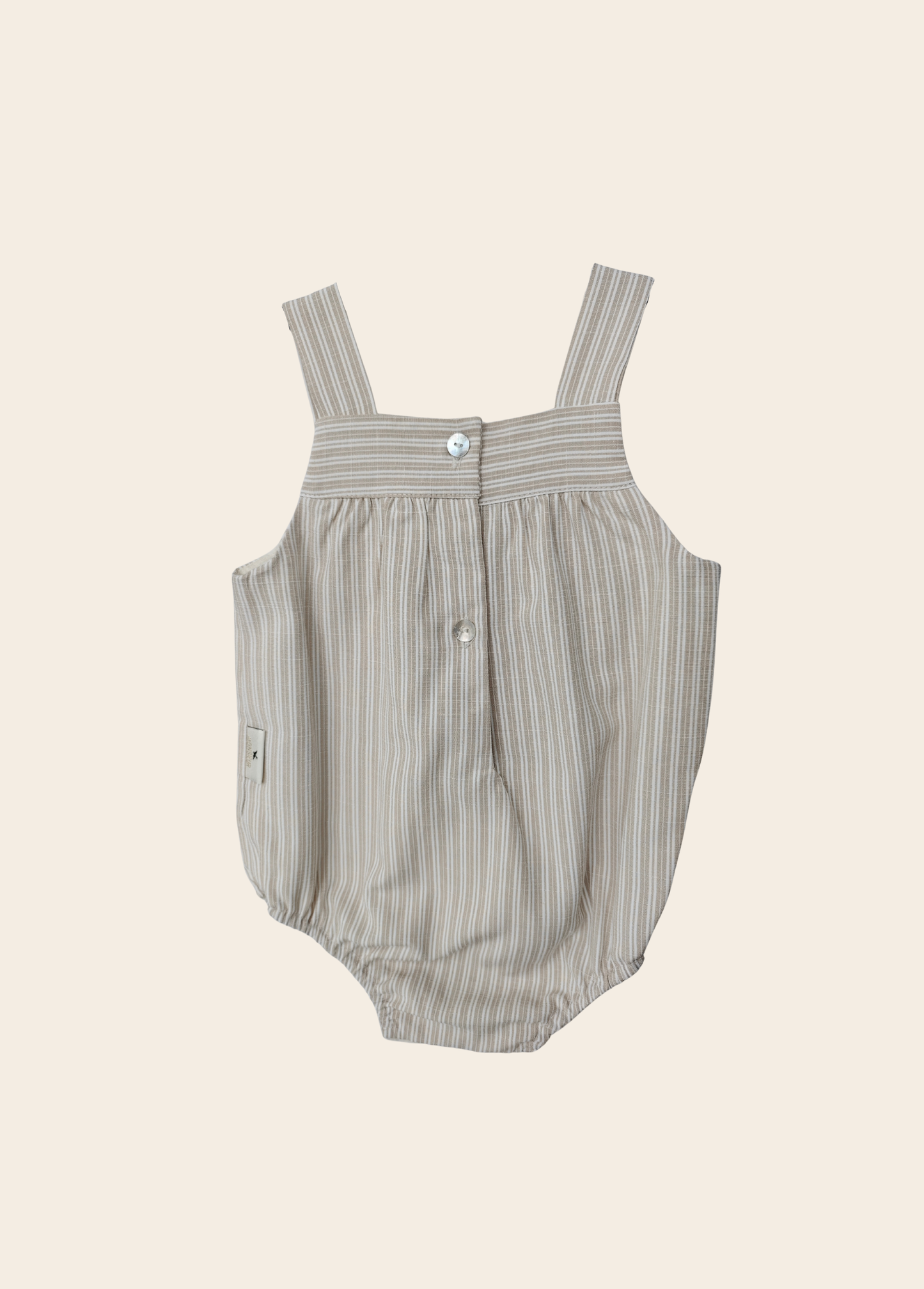 Mameluco Malaga Rayas Beige