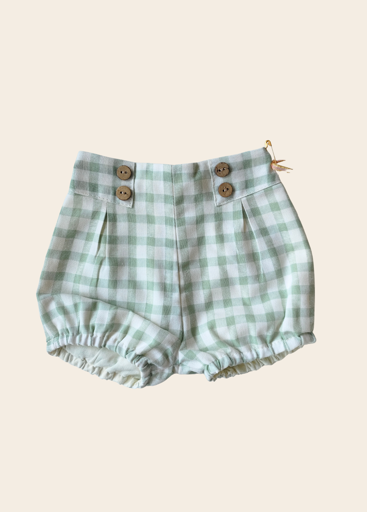 Cubrepañal Platino Vichy Verde