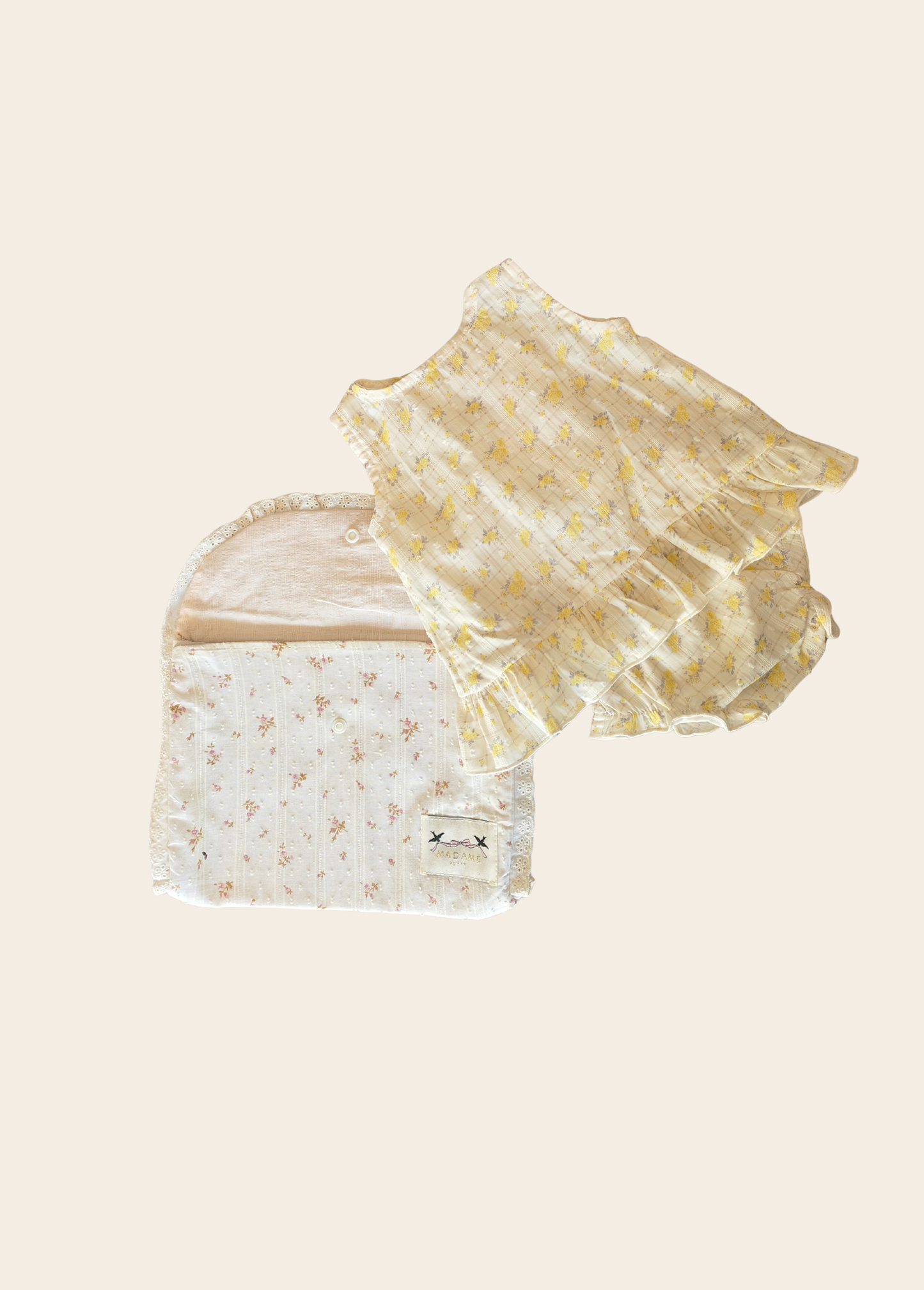 Bolsita Porta Muda Beige