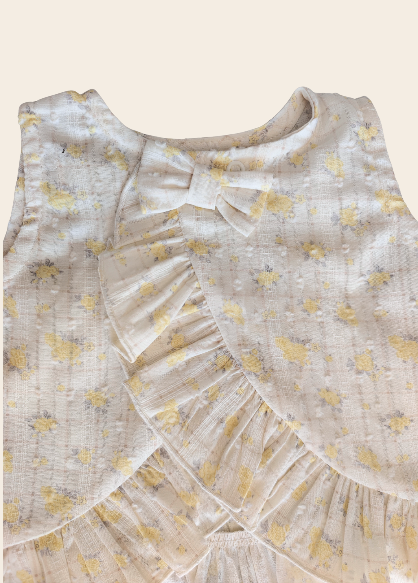 Conjunto Navio Flores Amarillas