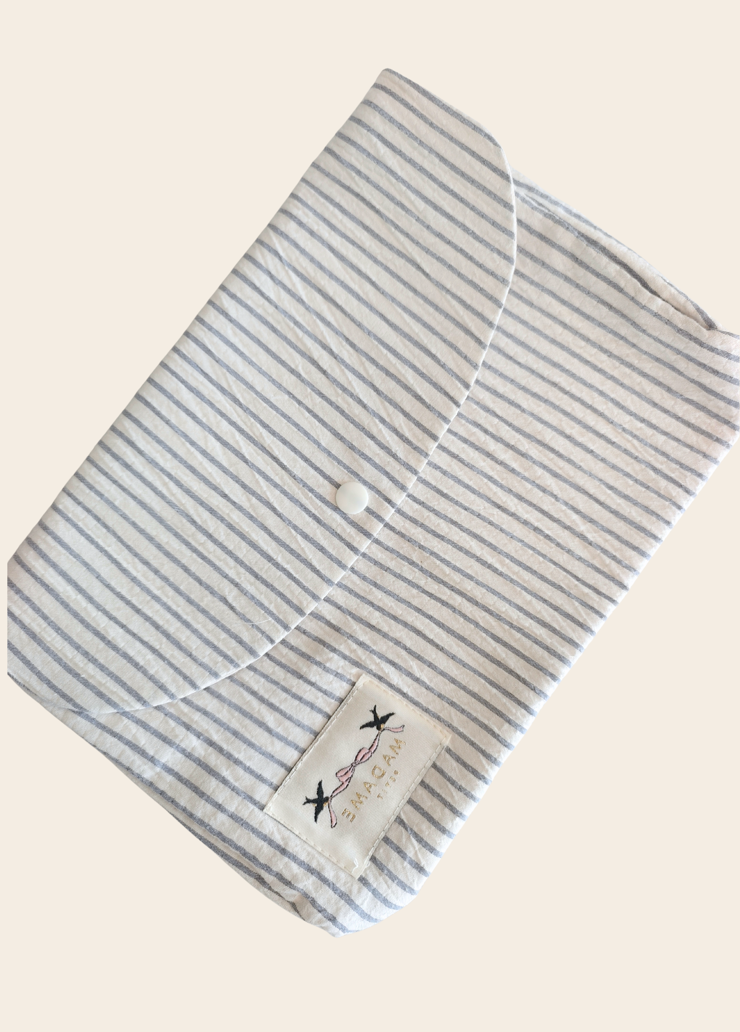 Bolsita Porta Muda Rayas Azules