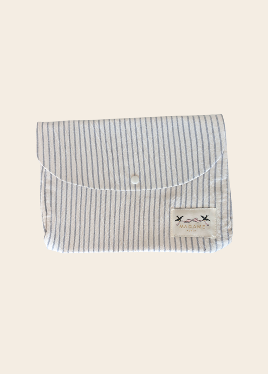 Bolsita Porta Muda Rayas Azules