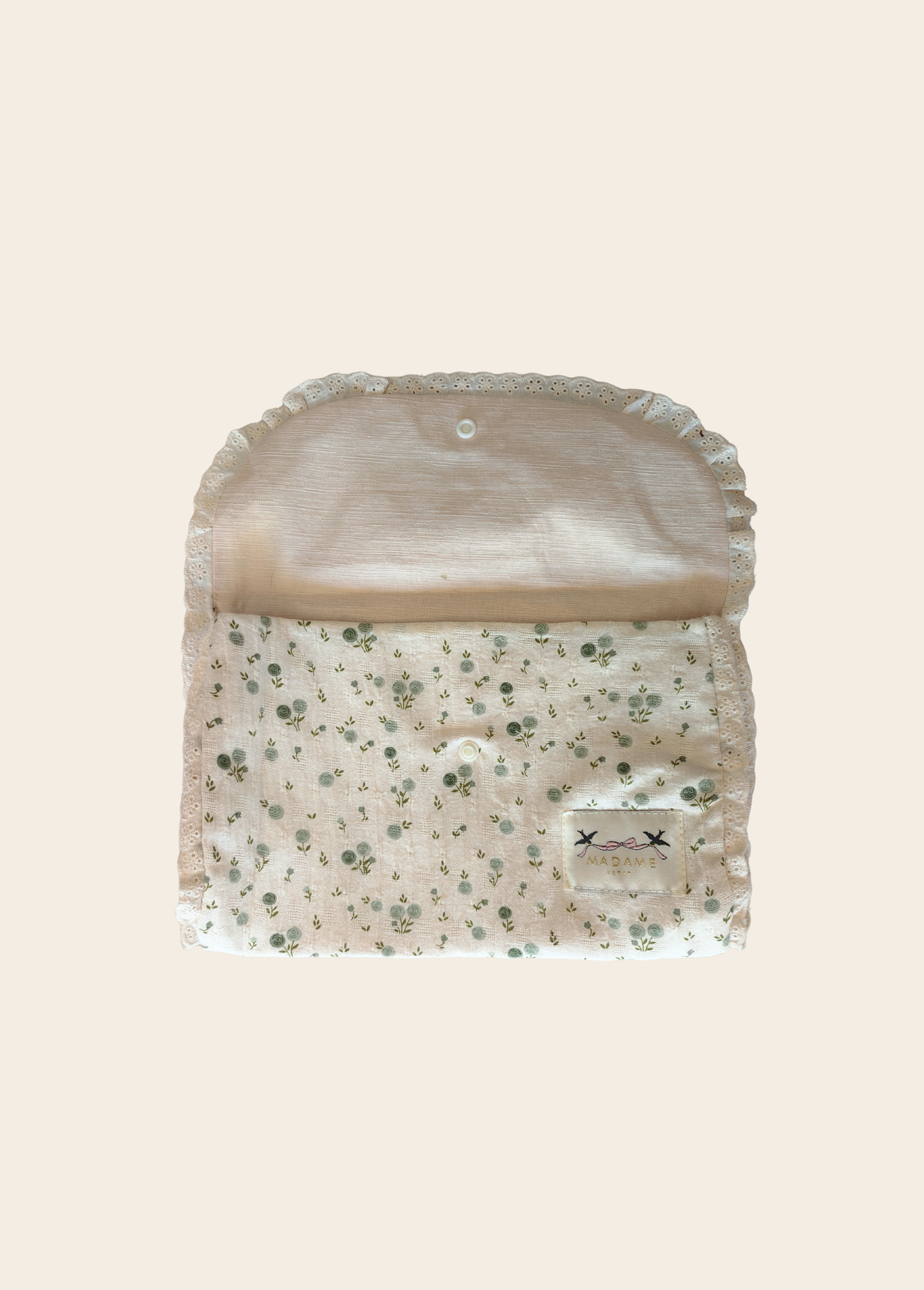 Bolsita Porta Muda Flores Verdes